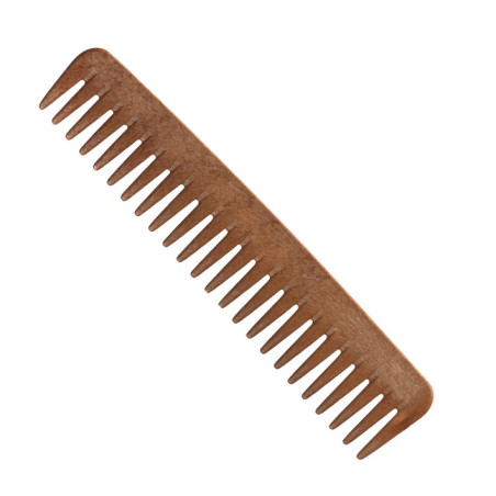 Peigne démêloir mèches en bois