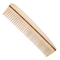 Peigne démêloir en bois 18,3cm